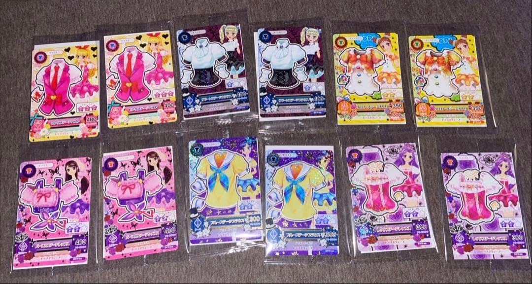アイカツ！カード復刻 セブンイレブンキャンペーンコンプリート 6種2セットずつ