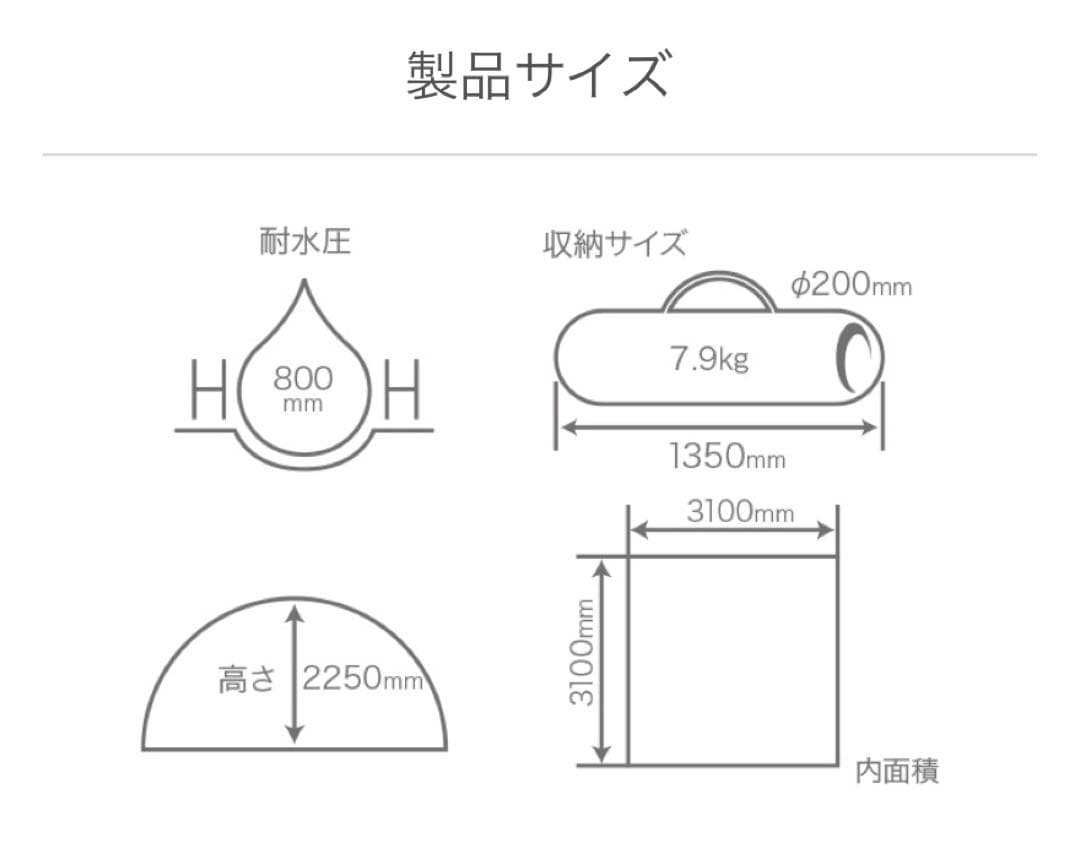 ドッペルギャンガー　テントタープセット