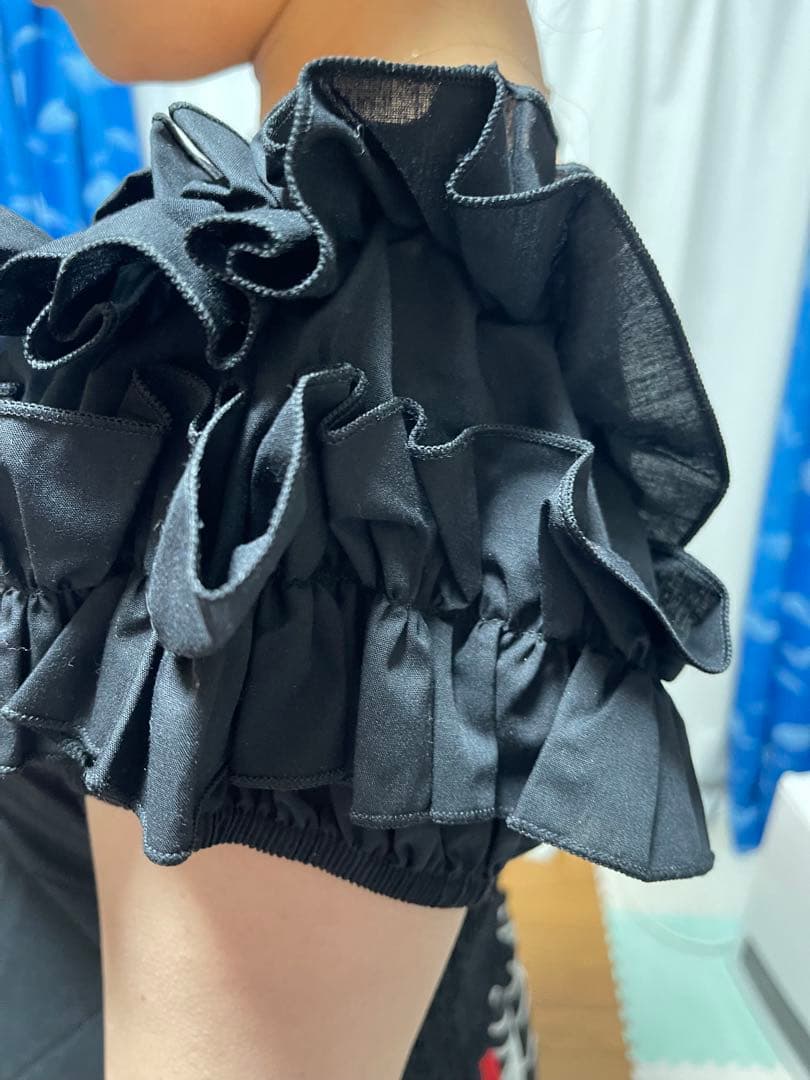 【セット売り】フラダンス用スカート ・黒のトップス