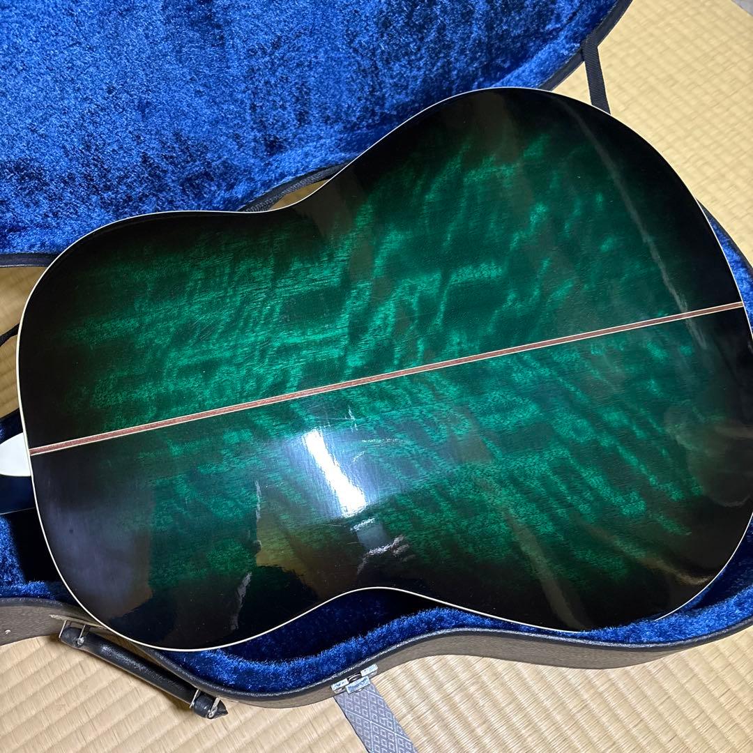 Morris MG-30 アコースティックギター ハードケース付モーリスグリーン