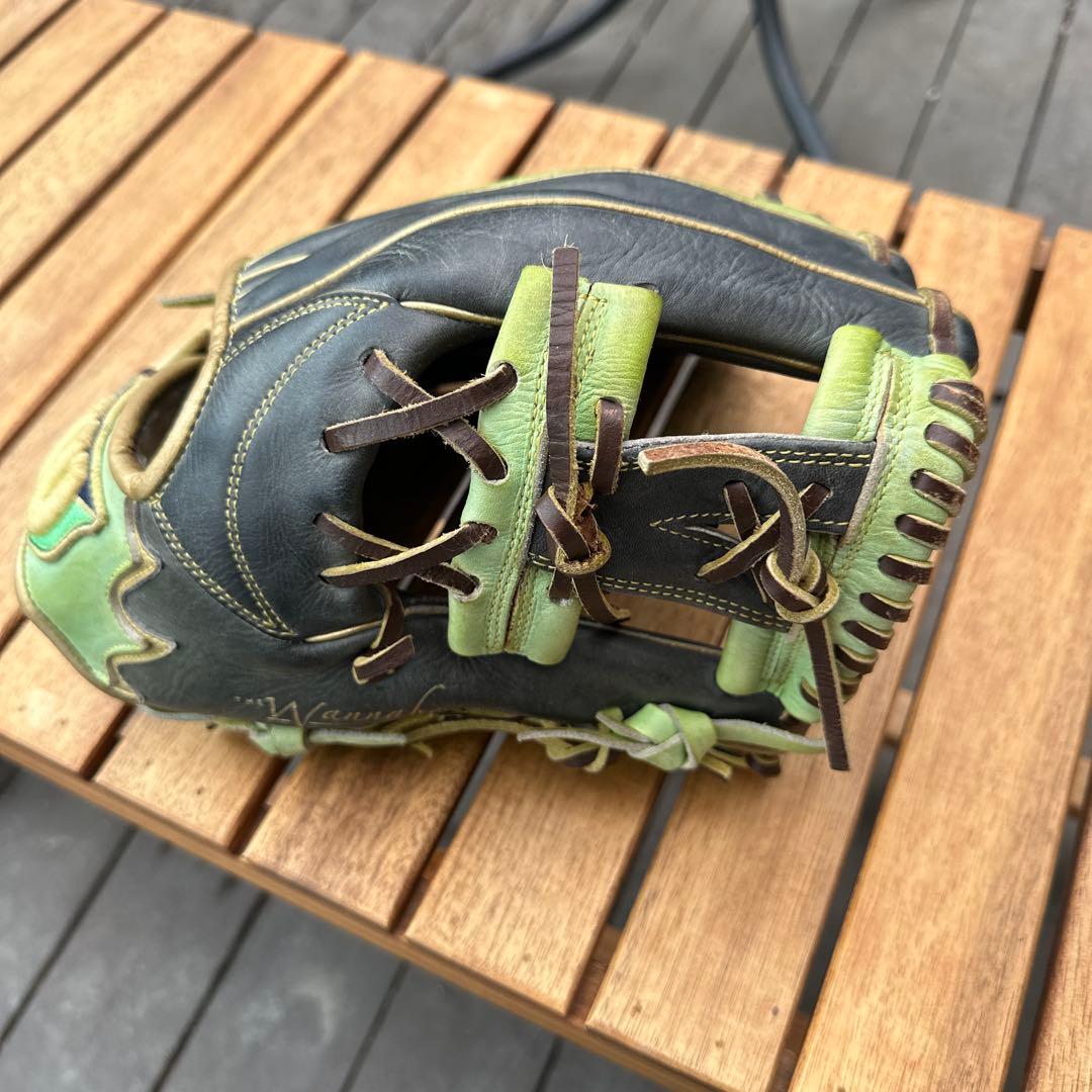Wilson A2000 軟式グローブ 黒/緑