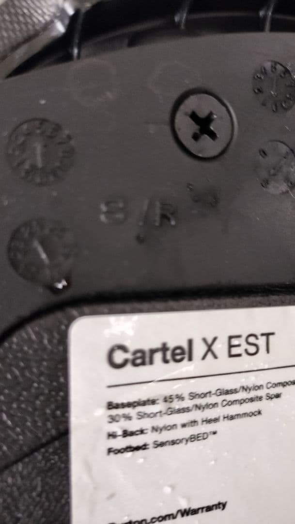 バートン　カーテルX EST Sサイズ