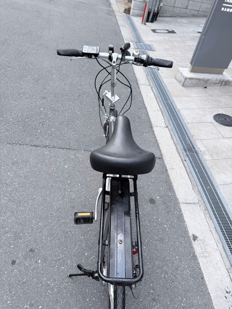 大阪府　パナソニック　OFF TIME 電動アシスト自転車 グレー