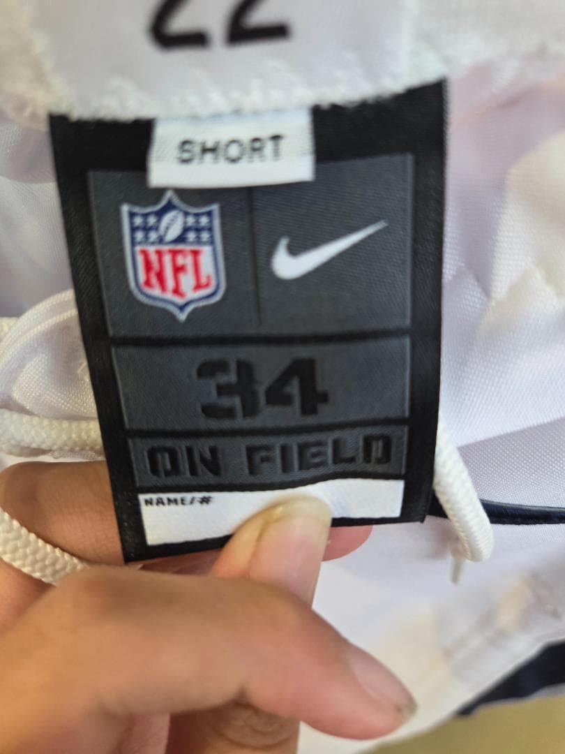 Nike NFL ON FIELD ゲームパンツ 白 34 SHORT