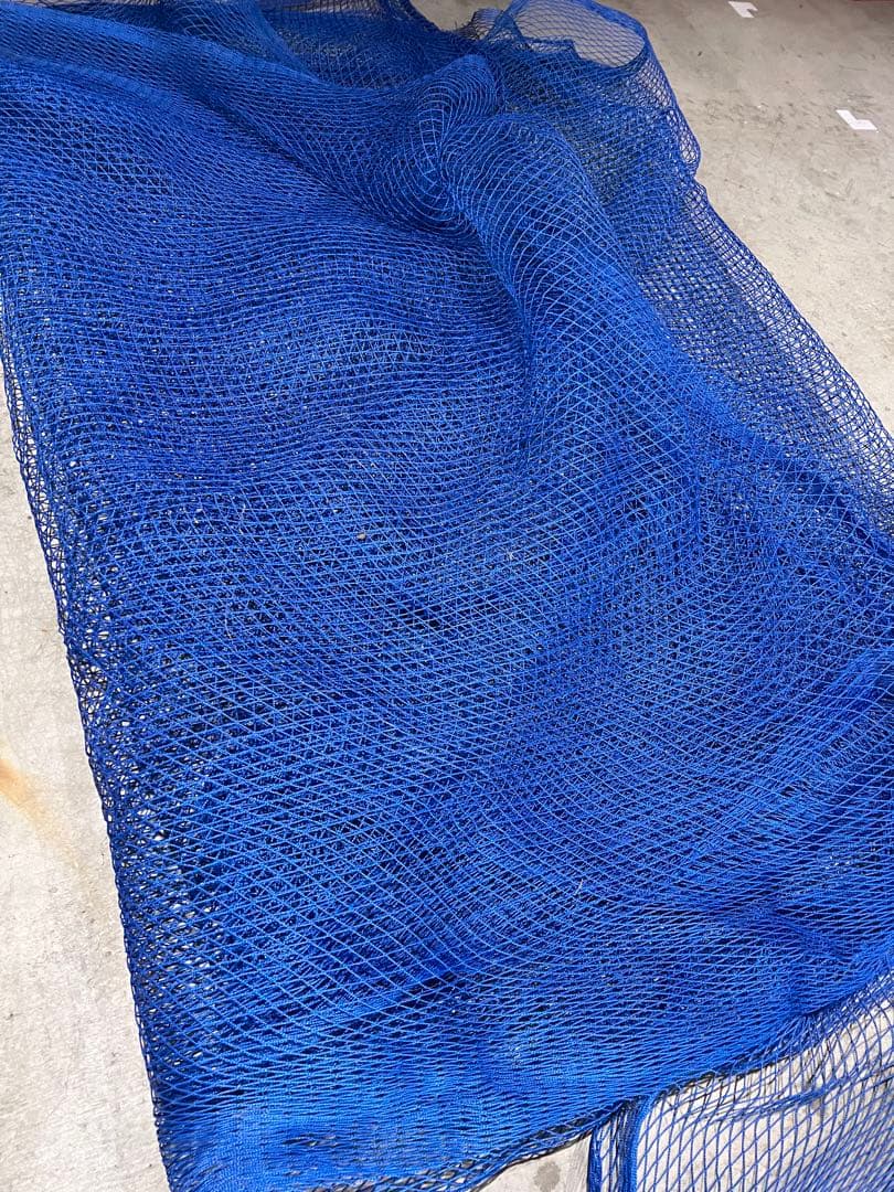 【新古品】防球ネット/3m×12m/青色/ナイロン/ゴルフ練習場/野球/フェンス