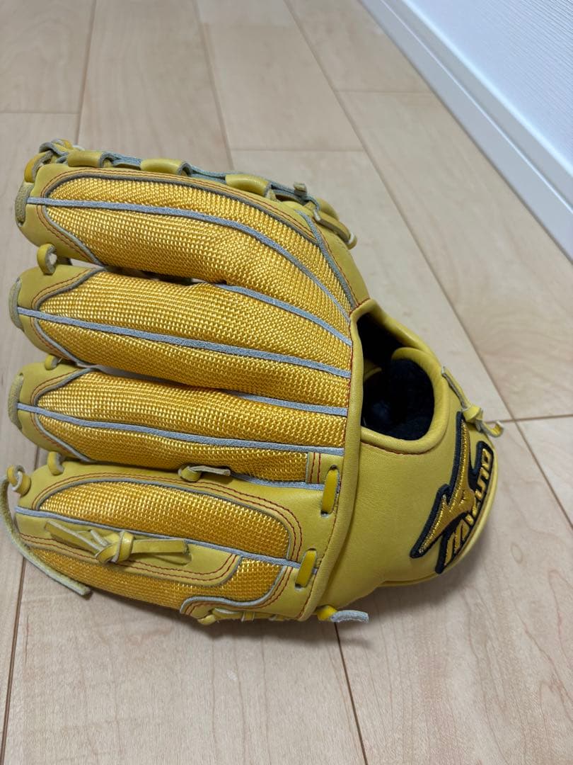 MizunoPro 硬式グローブ イエロー