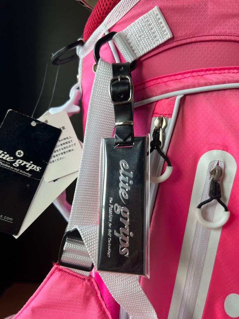 エリートグリップelite grips ピンク ゴルフバッグ（新品訳あり）軽量