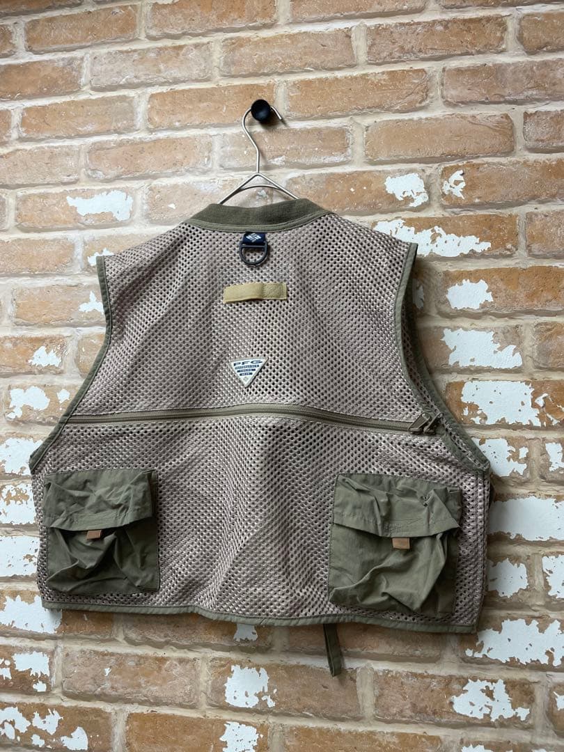 90s コロンビア　Columbia フィッシングベスト　メッシュベスト　ベスト