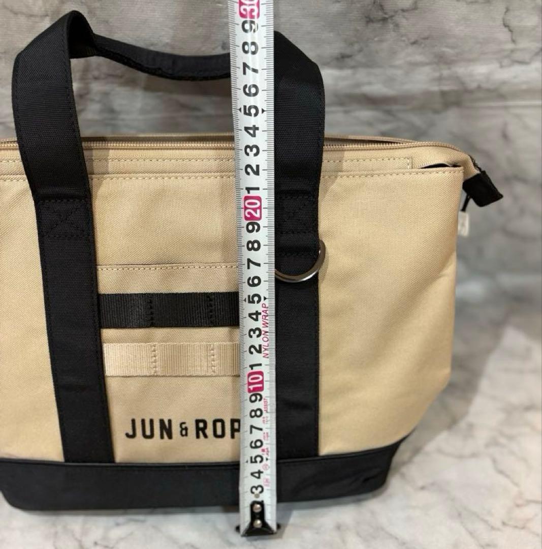 JUN&ROPE ジュンアンドロペ　トート　ゴルフ　バッグ ベージュ
