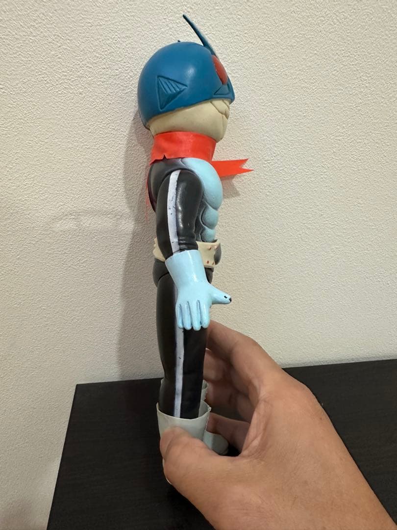 仮面ライダー　水色マスク　ポリブーツ　二号？