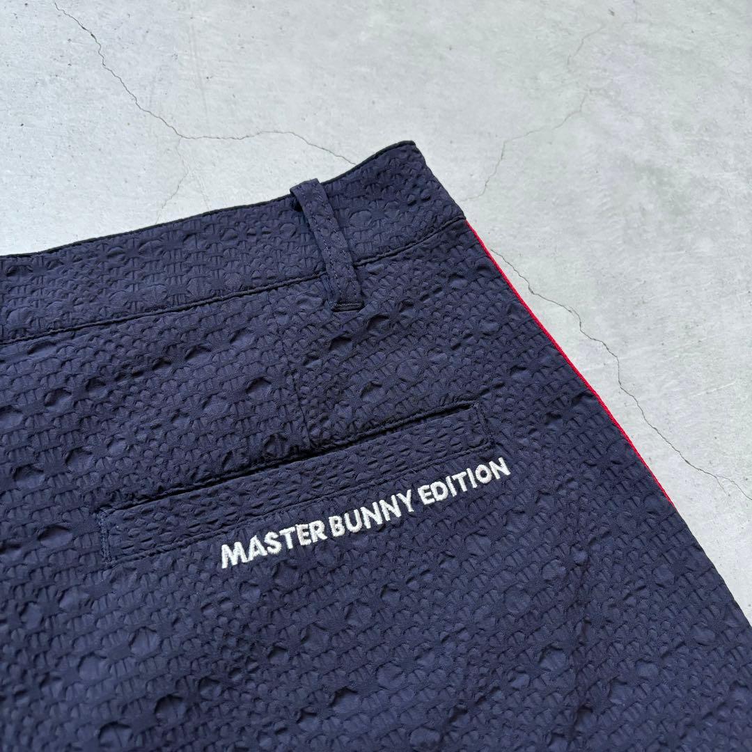 【美品】MASTER BUNNY EDITION ロゴ ストレッチショートパンツ