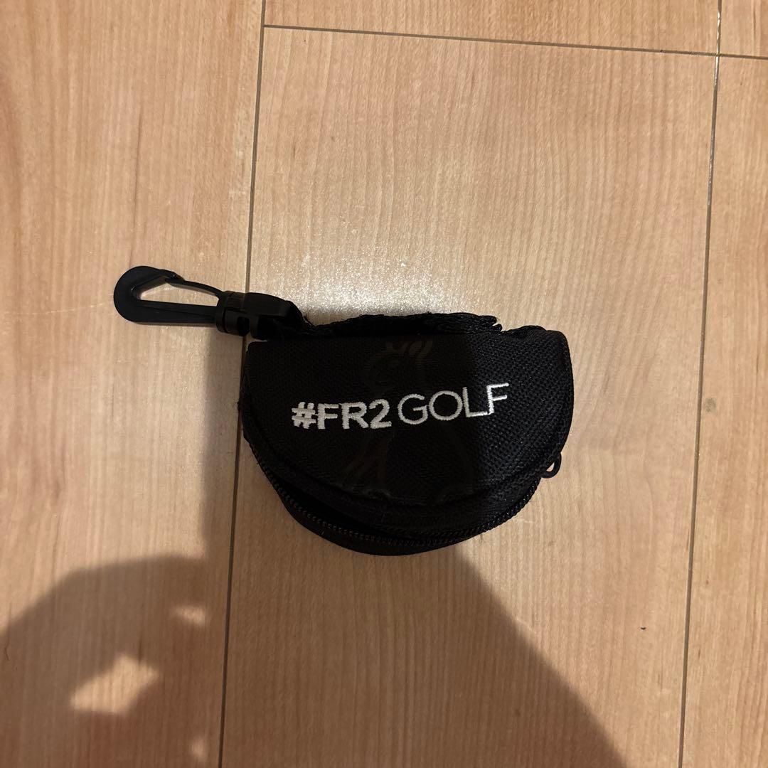 FR2GOLF ボールポーチ カラビナ付き 黒