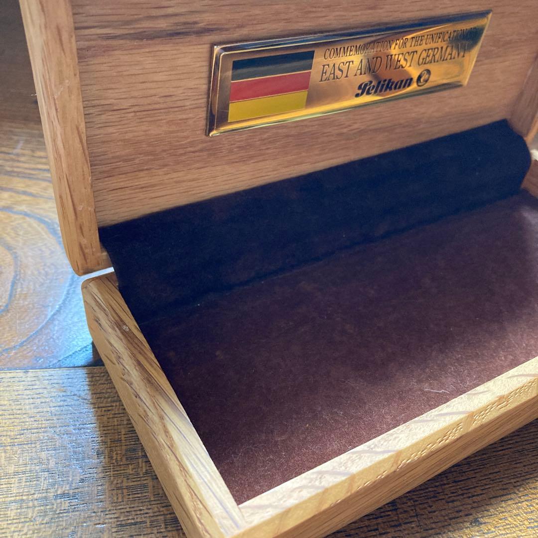 希少❗️ドイツ　Pelikan ペリカン　木製ケース　木箱　ペンケース　小物入れ