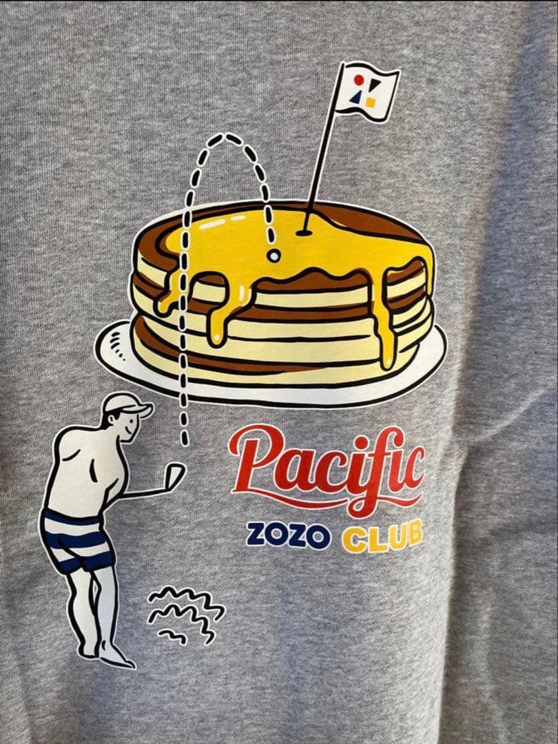 新品未使用 Pacific golf clubスウェットL グレー