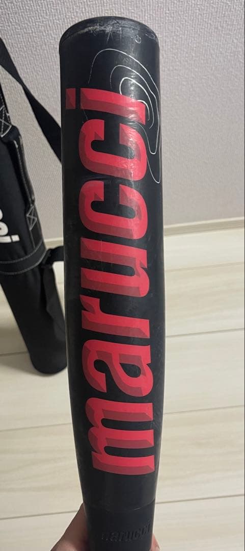 marucci ワニクラッシャー 一般軟式バット 83cm ケース付き 赤ワニ