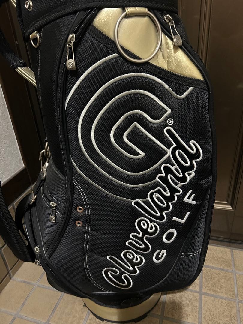 Cleveland Golf キャディバッグ ブラック/ゴールド