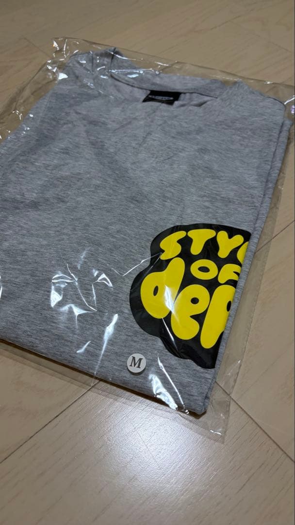 新品未開封 deps DRAW CODE TEE GRAY Mサイズ 釣りフェス