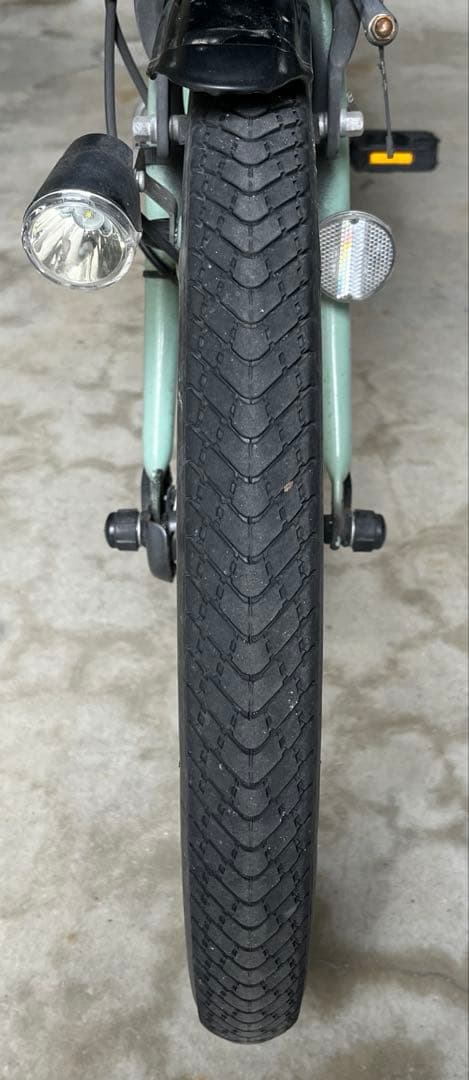 電動アシスト自転車 チャイルドシート付き グリーン