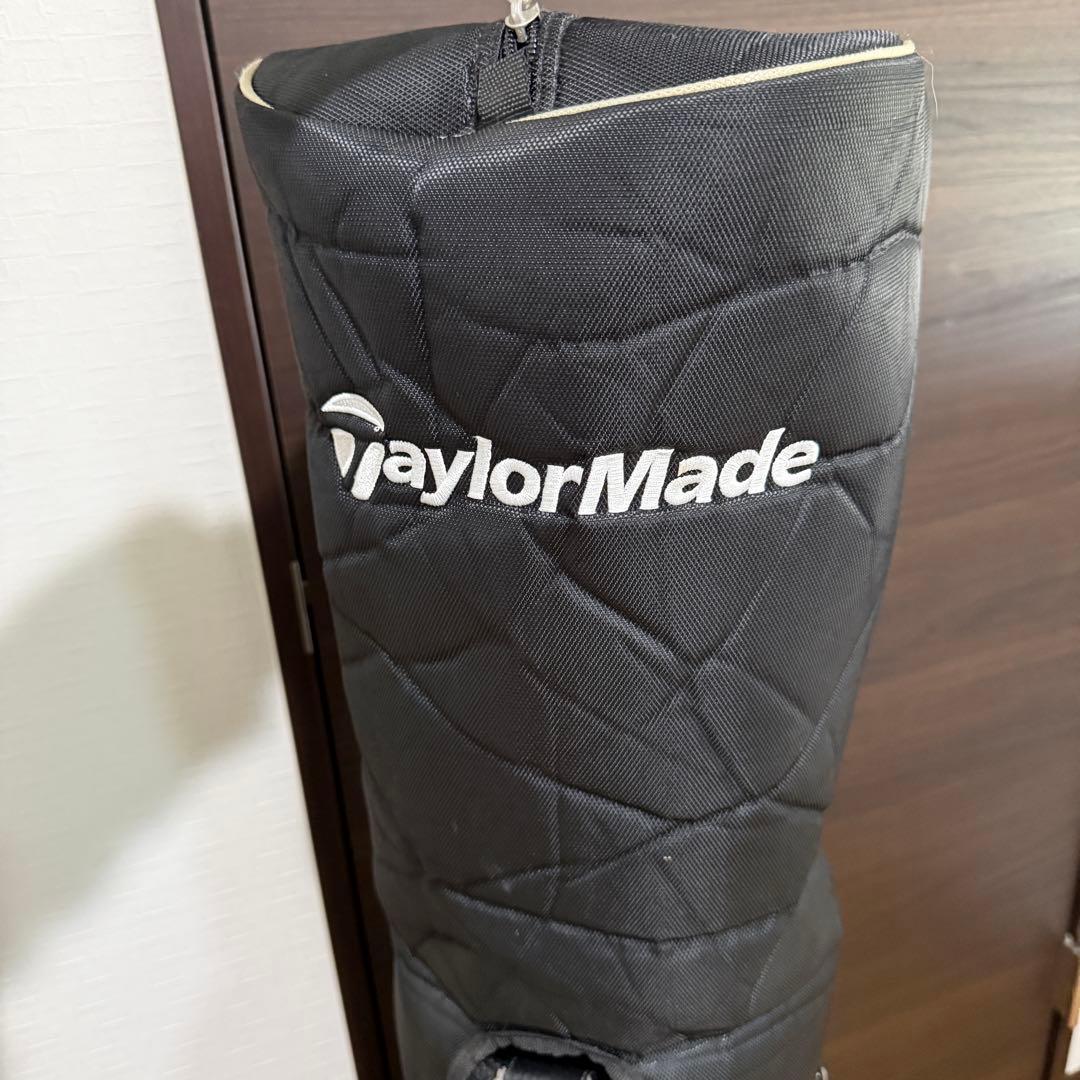 TaylorMade キャディバッグ ゴルフバッグ 黒/白