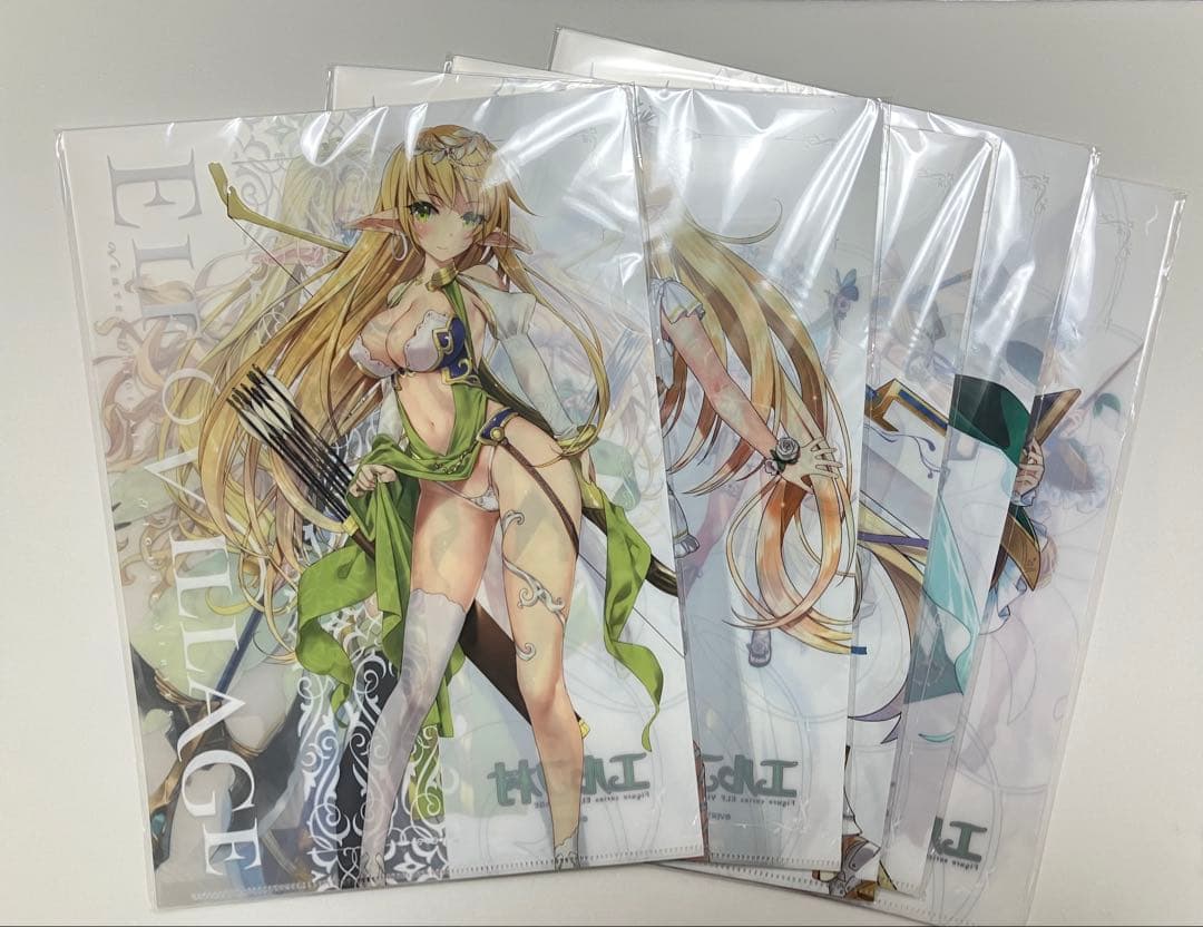 エルフ村 クリアファイル Vol.1、2、3、4、5 全25種コンプリートセット