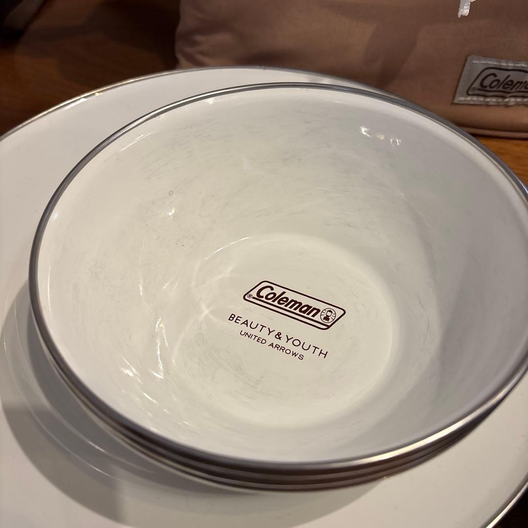 Coleman UNITED ARROWS 別注 エナメルディッシュ