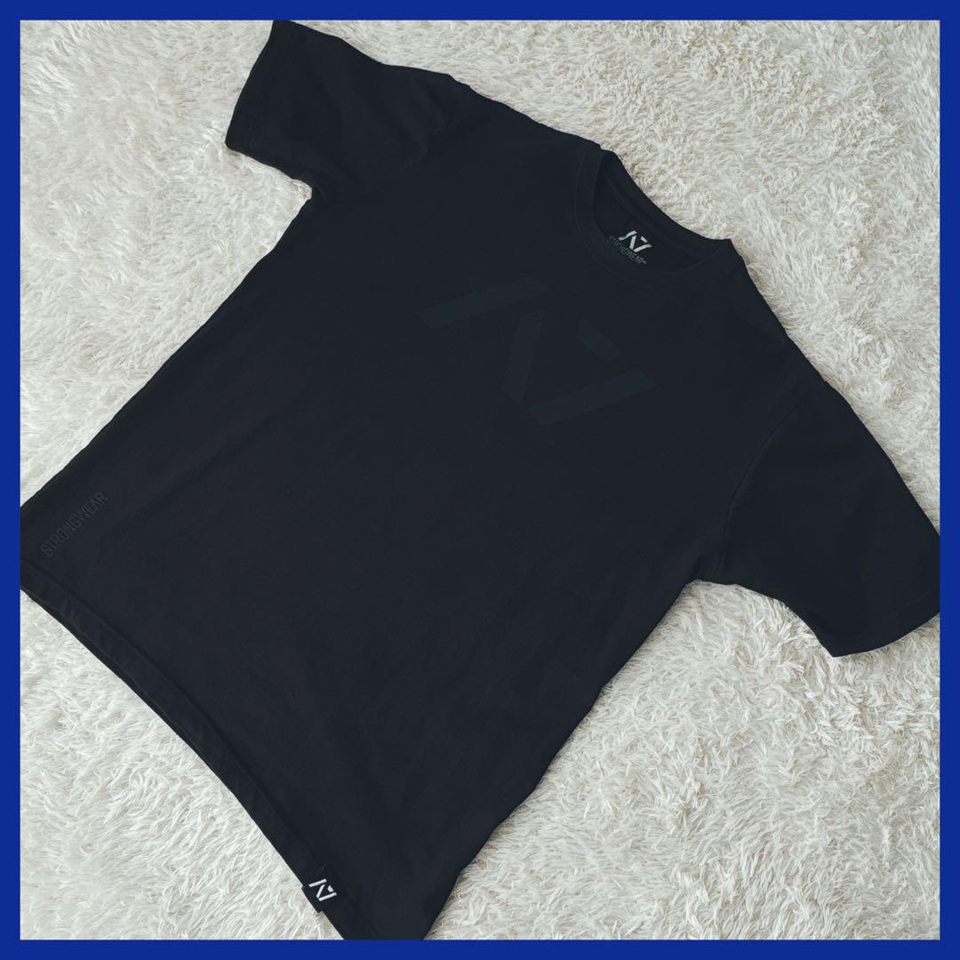 強くなりたい子様リクエスト品】A7 ストロング バーグリップTシャツ L ブラッ