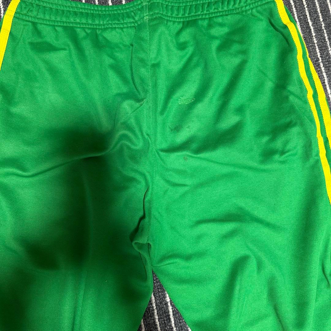 adidas 緑色 スポーツ ジャージパンツ L