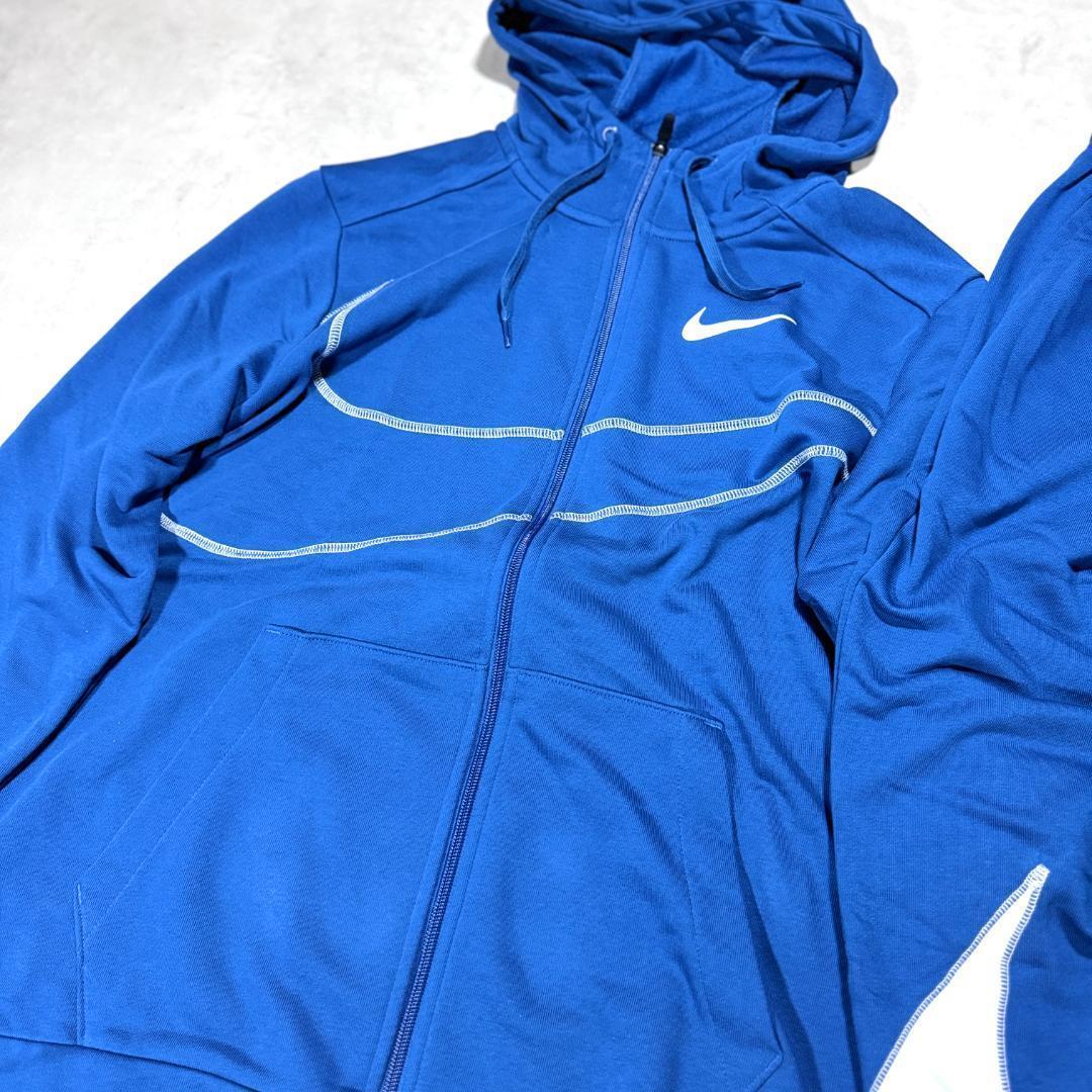 新品 Msize ナイキ 上下セットアップ パーカー ジョガーパンツ 青