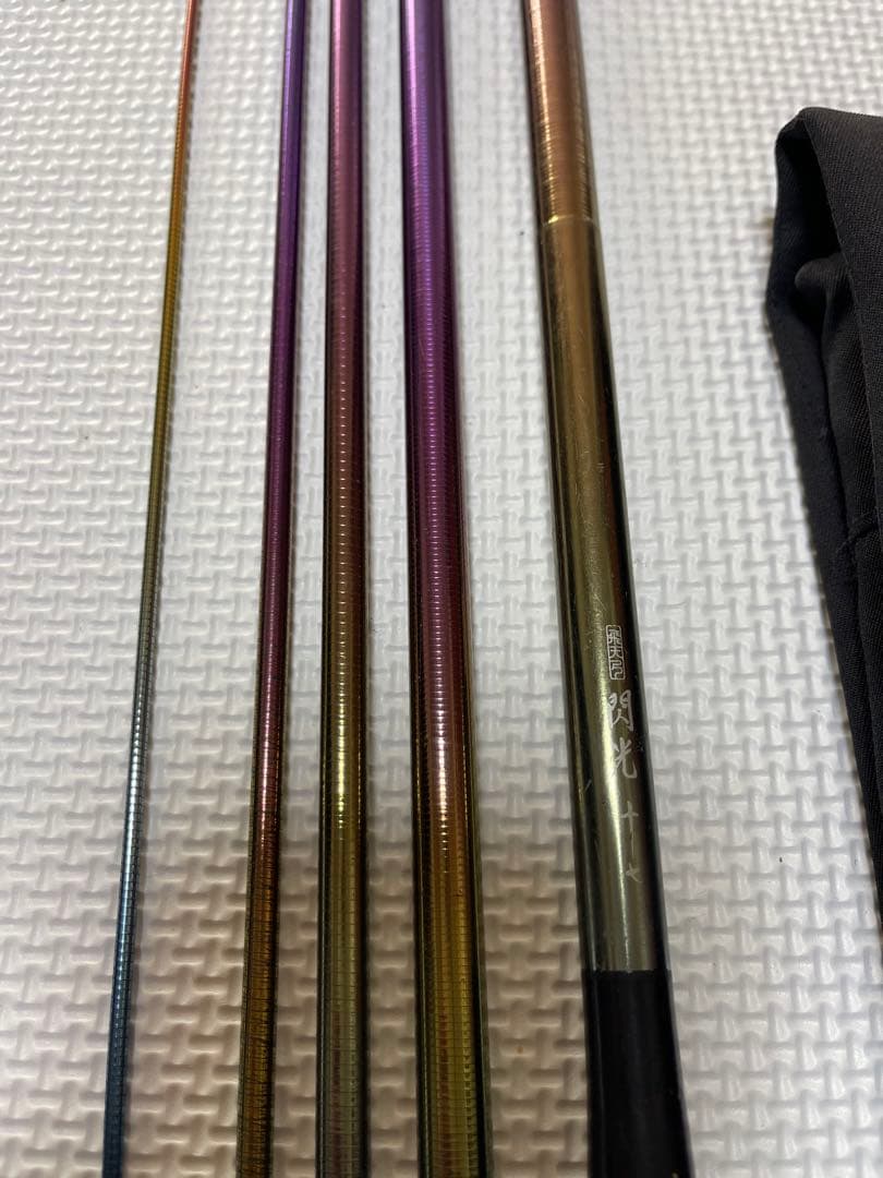 美品　シマノ　飛天弓　閃光　17尺　レインボー　ヘラブナ　竿　ダイワ　希少　ヘラ
