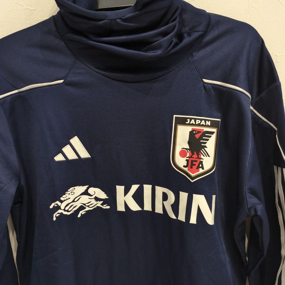 adidas 日本代表 サッカーウェア ネイビー　Ｌサイズ　非売品　スポンサー