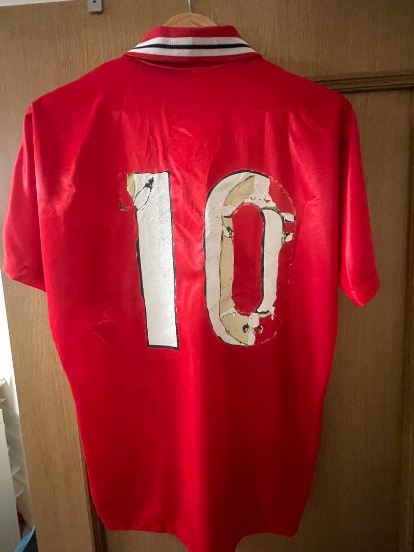 名古屋グランパス サッカーシャツ 背番号10 当時モノ☆94-96’