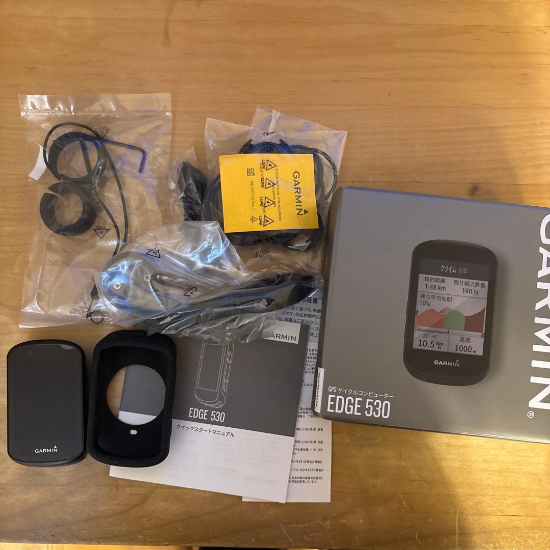 GARMIN EDGE 530本体＋スピードセンサー＋ケイデンスセンサー