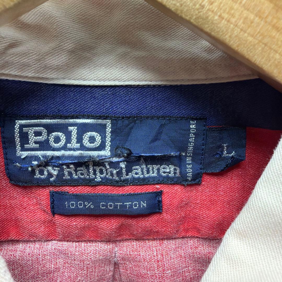 90S ラルフローレン　CP RL93 レガッタコレクション　ラガーシャツ