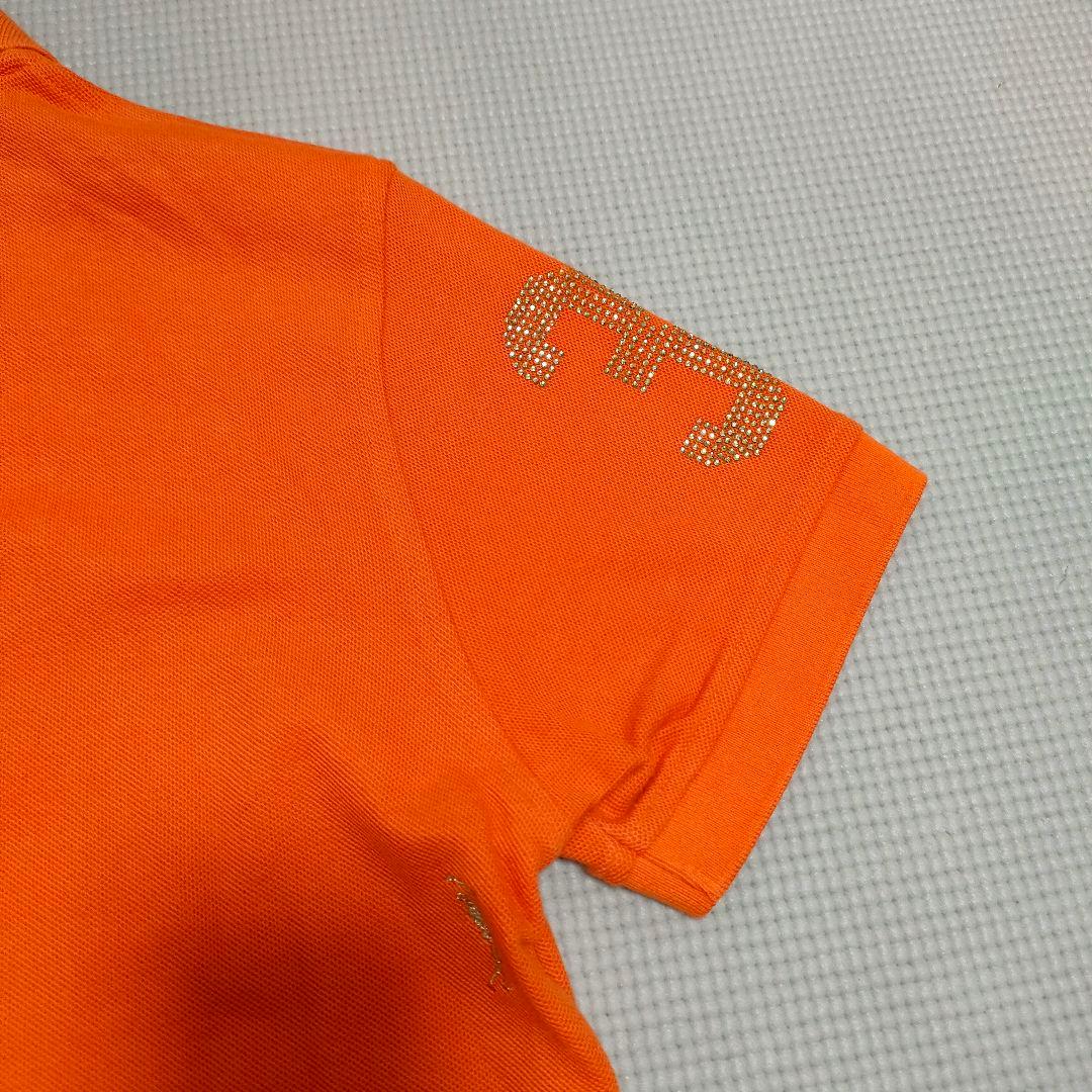 MARK＆LONA ポロシャツ　35周年モデル　オレンジ　金ロゴ　スカル　限定品