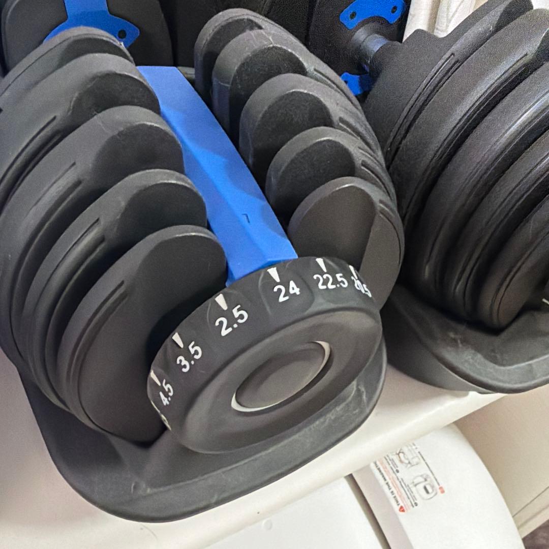 可変式ダンベルセット （24kg × 2個セット）