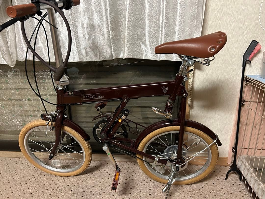【新品·未使用】【引取り限定】6ギア 折りたたみ自転車 （スライドタイプ）