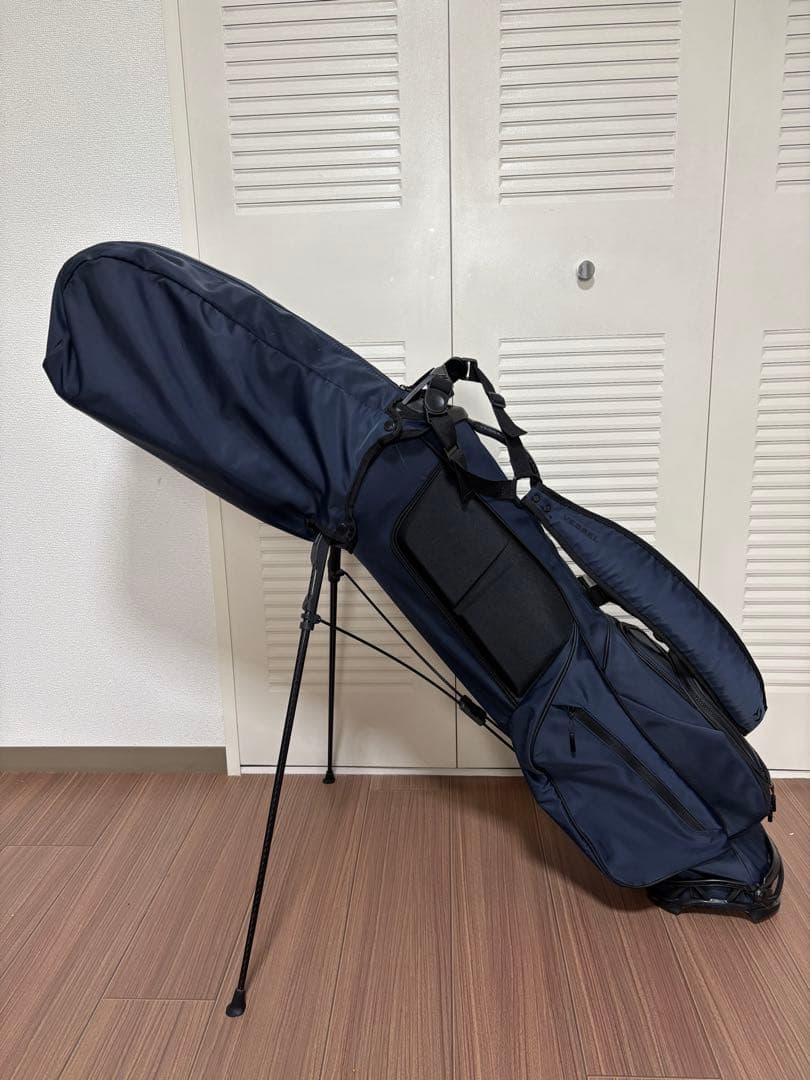 【美品】VESSEL ベゼル キャディバッグ 7.5型 ネイビー 軽量