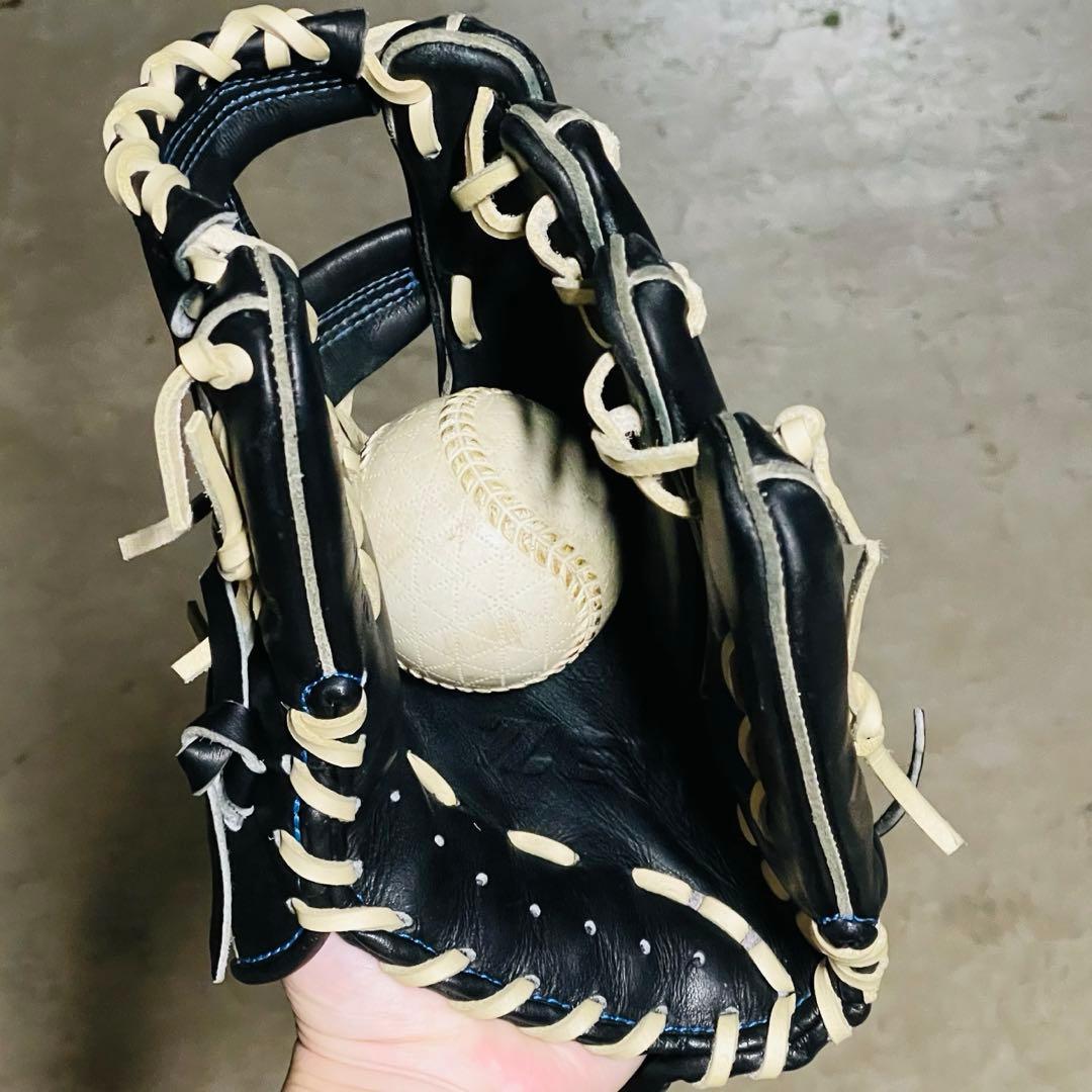 ZETT プロステイタス 軟式 オーダー 内野手用 クロス締め/順巻き