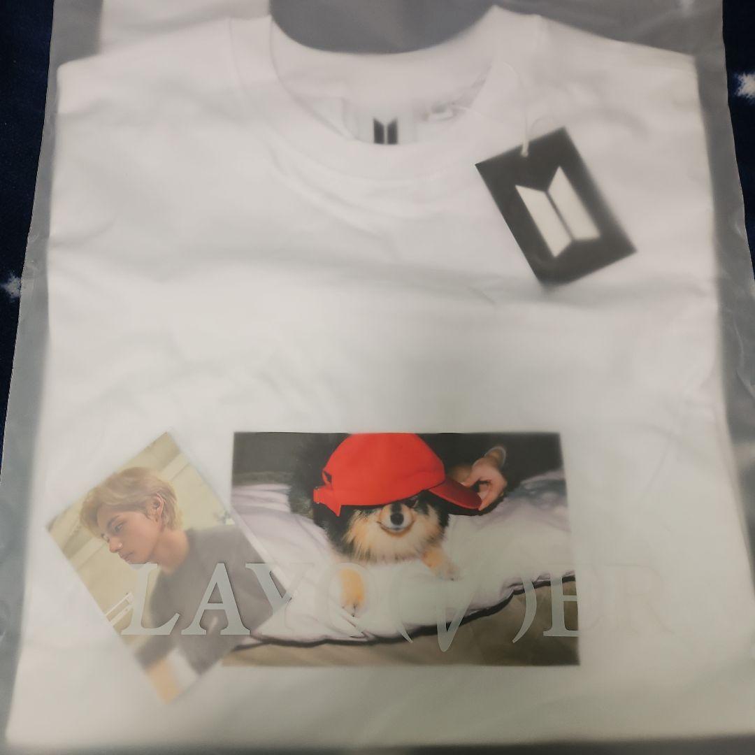 新品未使用 BTS V LAYOVER Tシャツ ヨンタン Mサイズ フォトカ付