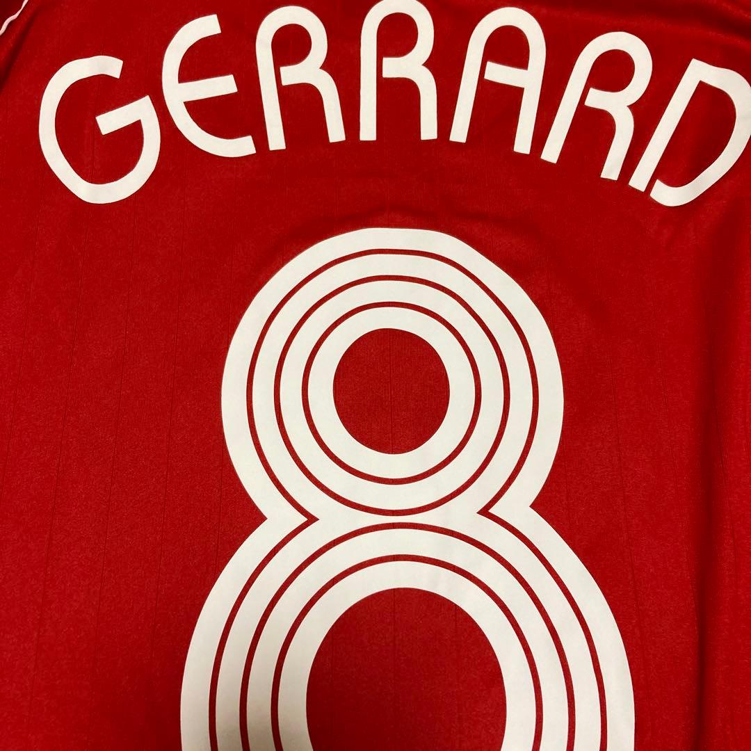 サッカー　リバプール　ユニフォーム　ジェラード　ネーム、ナンバー付き