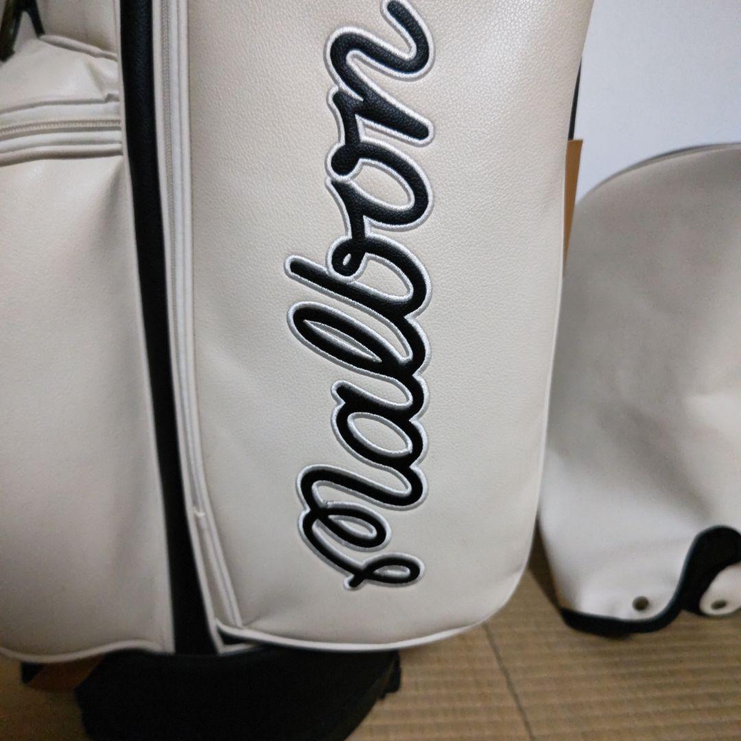 Malbon Golf キャディバッグ ホワイト