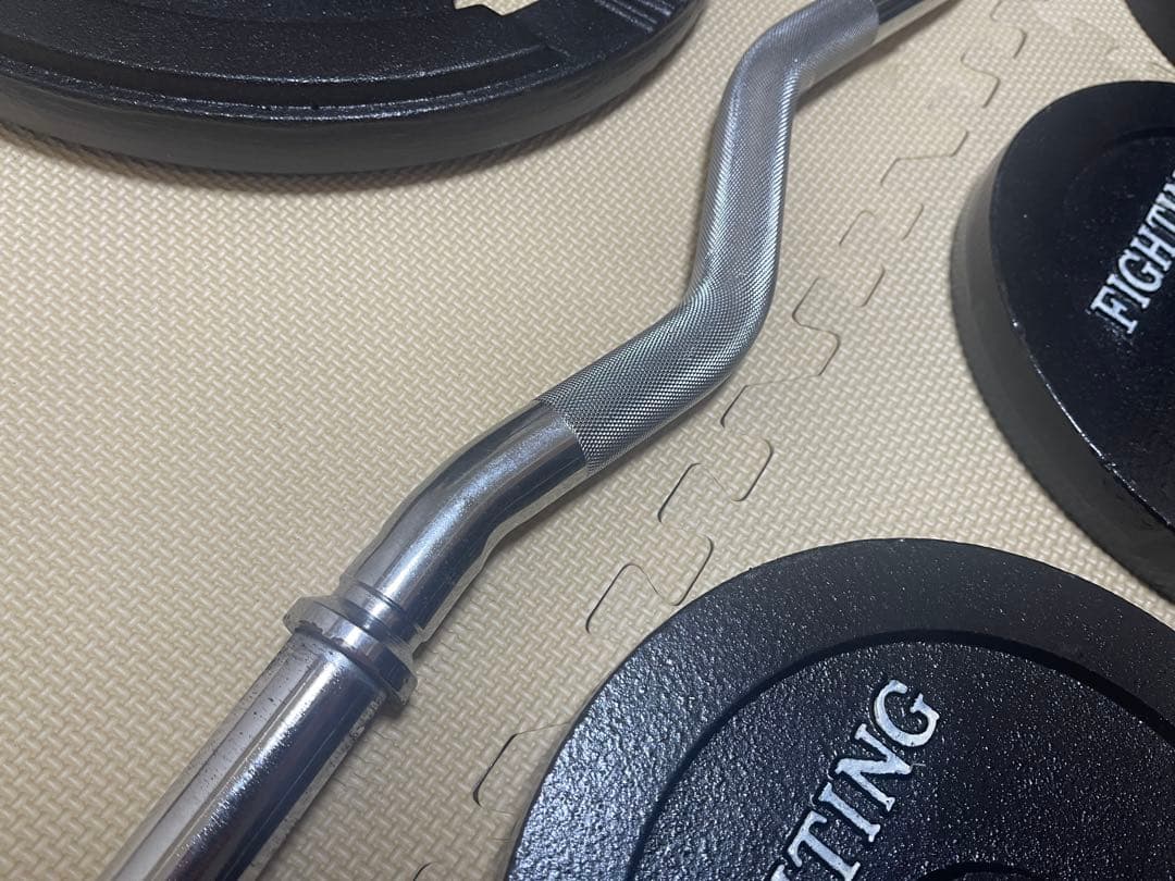 ダンベルプレート計60kg＋EZバーセット iROTEC/FIGHTING