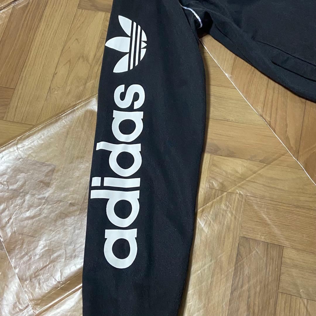 adidasアディダス 03トレフォイルロゴ トラックジャケット 黒　M