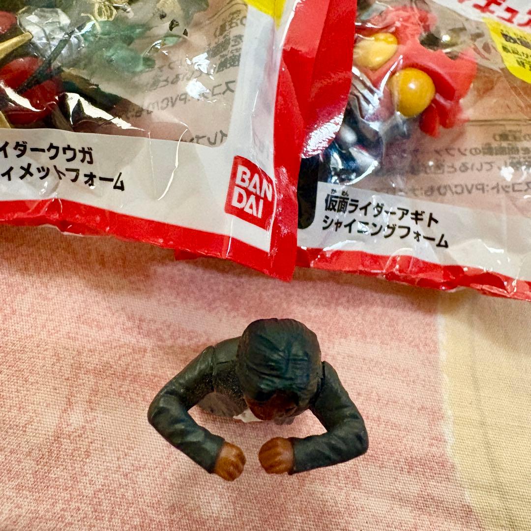 3点◆平成仮面ライダー　ストラップ◆松崎しげる　フィギュア