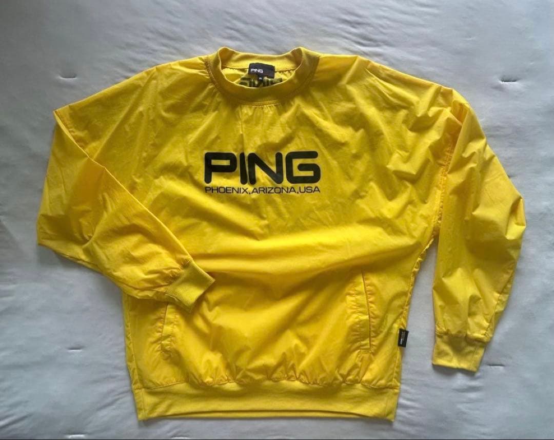 M 新品　PING ピン　ツインレイヤードアウター ブルゾン 裏起毛　レディース