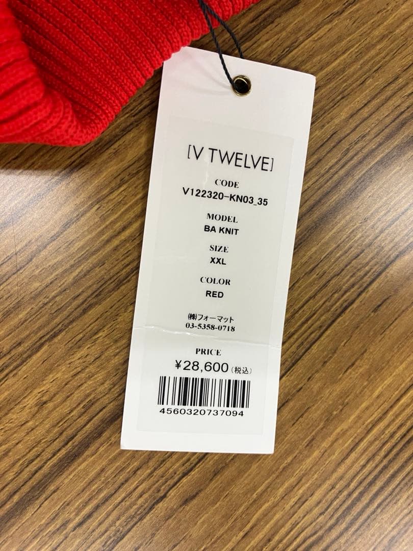 【未使用新品】V12 BA KNIT ゴルフウェア XXL