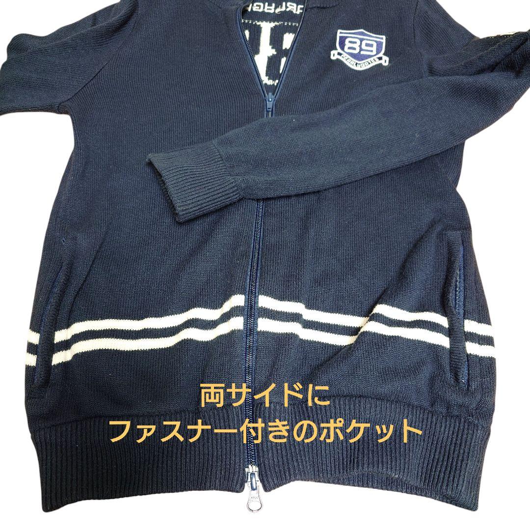 ❣️期間限定価格❣️【PEARLY GATES】ジップアップ 濃紺 サイズ2