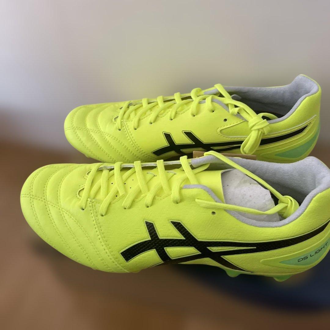 asics DS LIGHT 蛍光イエロー サッカースパイク27cm #2076
