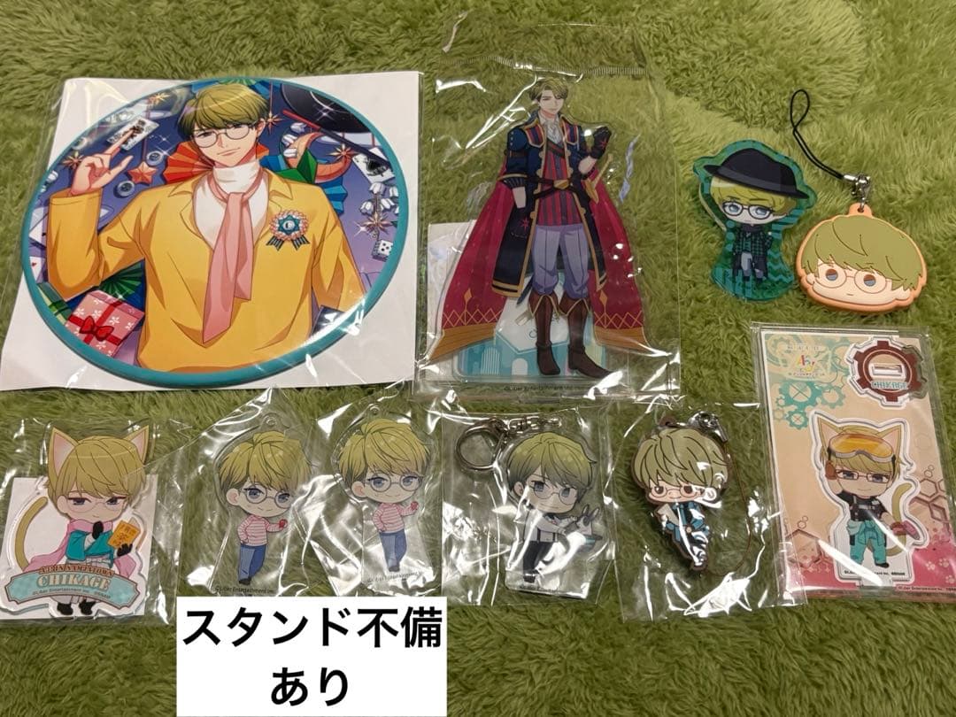 A3! 卯木千景 グッズまとめ 缶バッジ アクスタ 色紙
