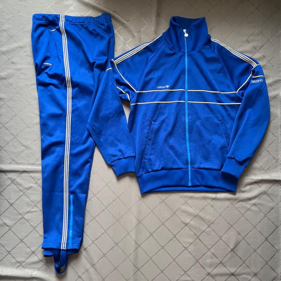 ★70‘s adidasジャージ デサント製　TECHNO デッドストック